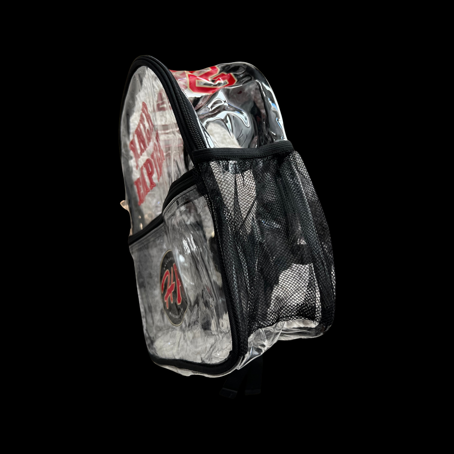 HellaFitted Exclusive Clear 49ers Niner Empire Gold Blooded Backpack Bag
