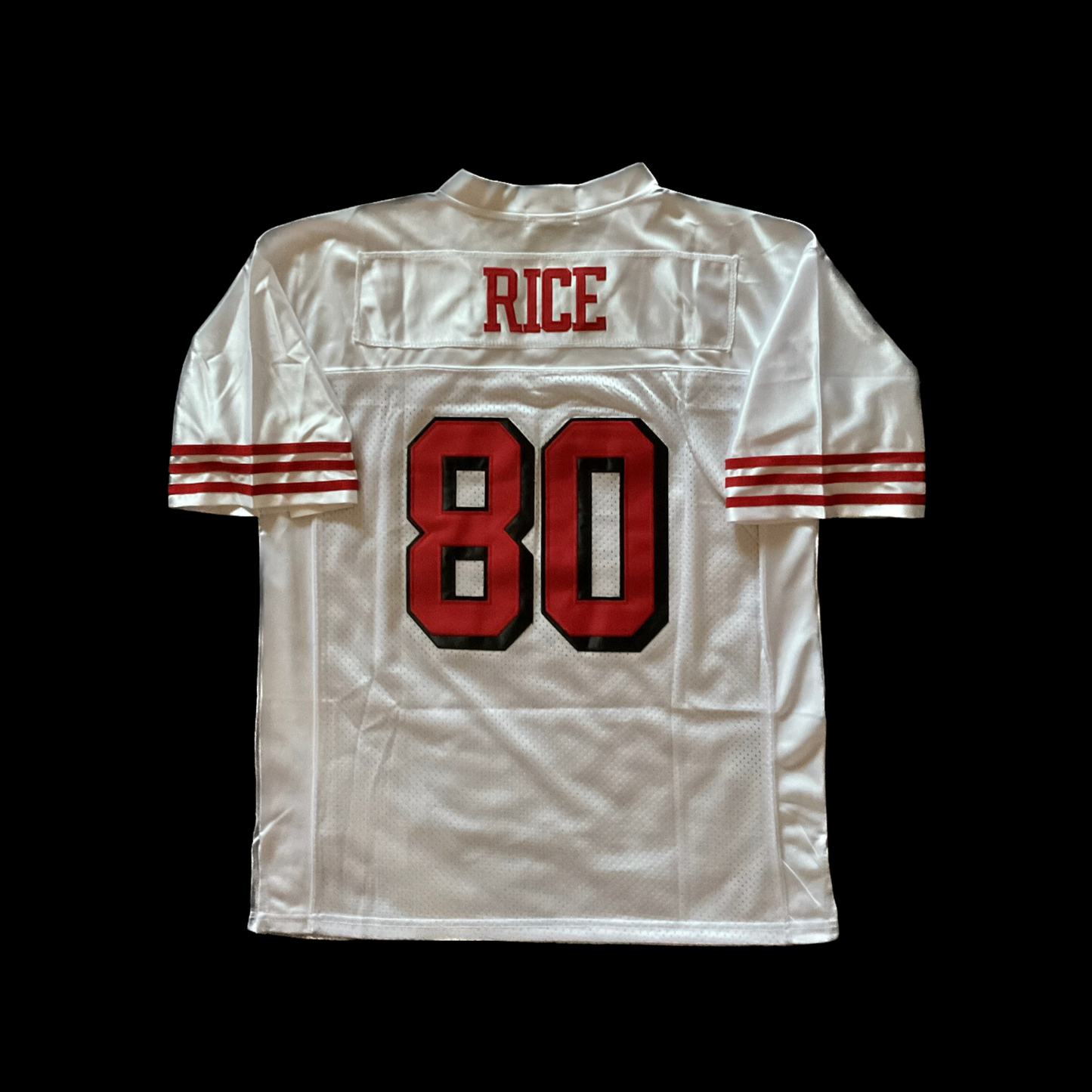 #80 Rice Stitched Men’s 49ers jersey