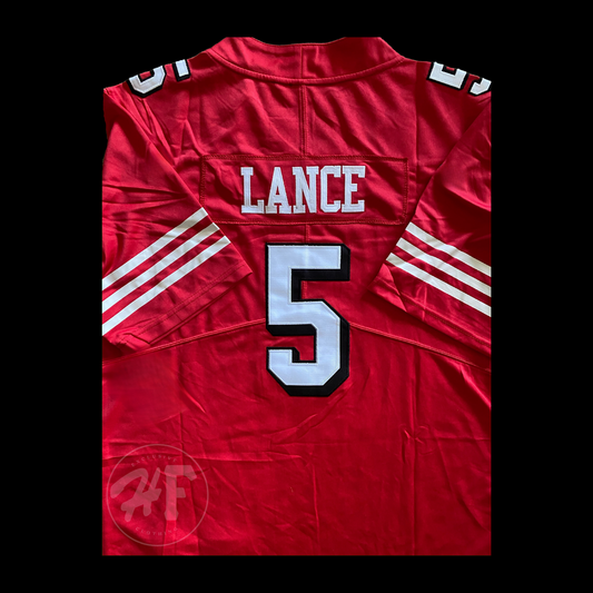 #5 Lance Stitched Men’s 49ers jersey