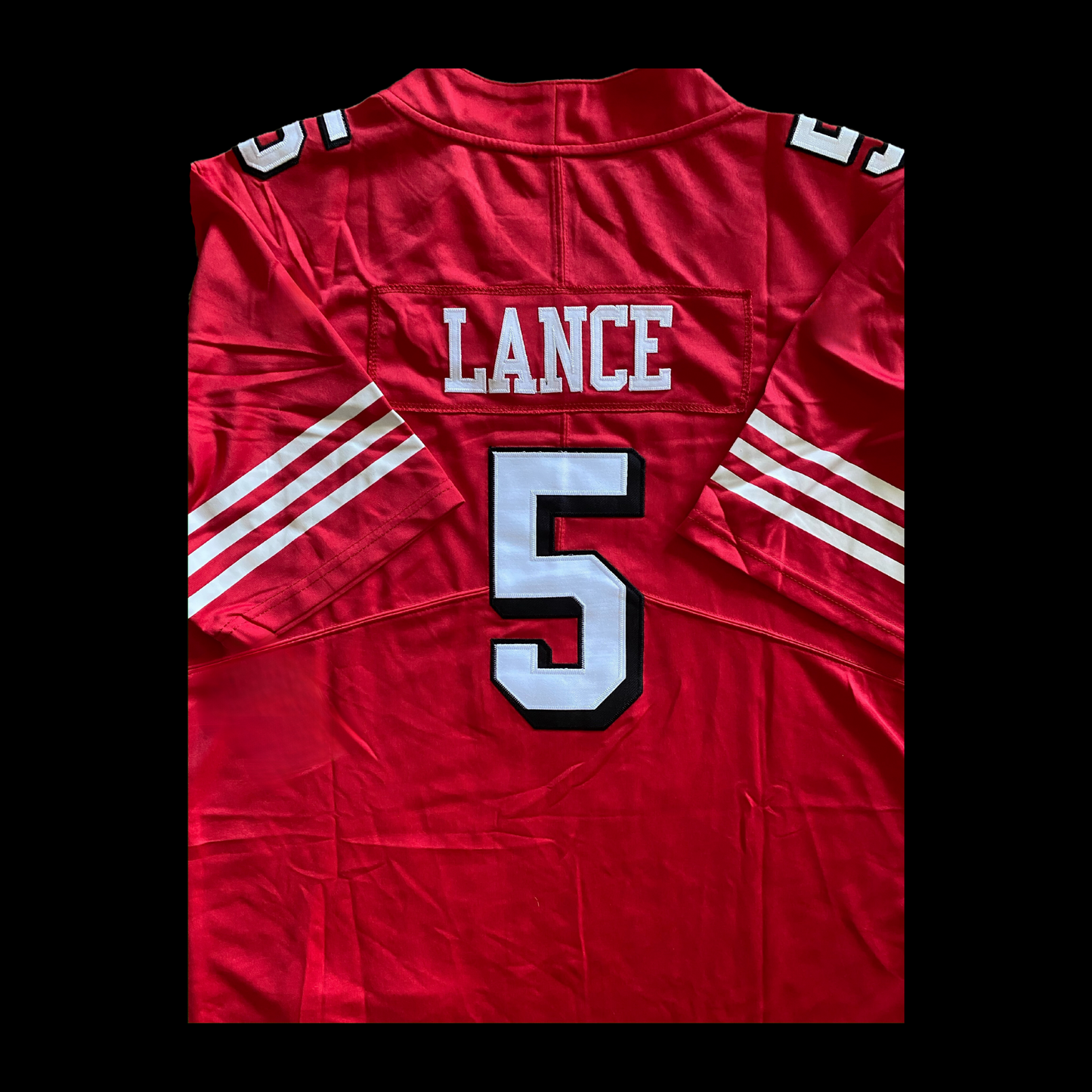 #5 Lance Stitched Men’s 49ers jersey