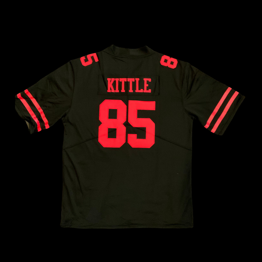 #85 Kittle Hella Fitted Custom Stitched Alternate Jersey
