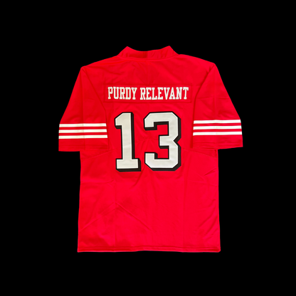 #13 Purdy Relevant Stitched Men’s 49ers jersey