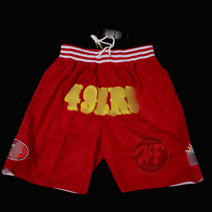 "Hella Limited" 49ers Shorts w/1994 Super Bowl Patch