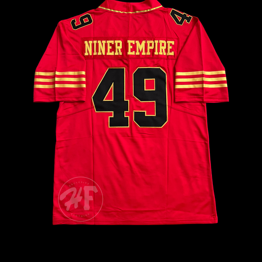 Women’s #49 NINER EMPIRE Stitched Jersey