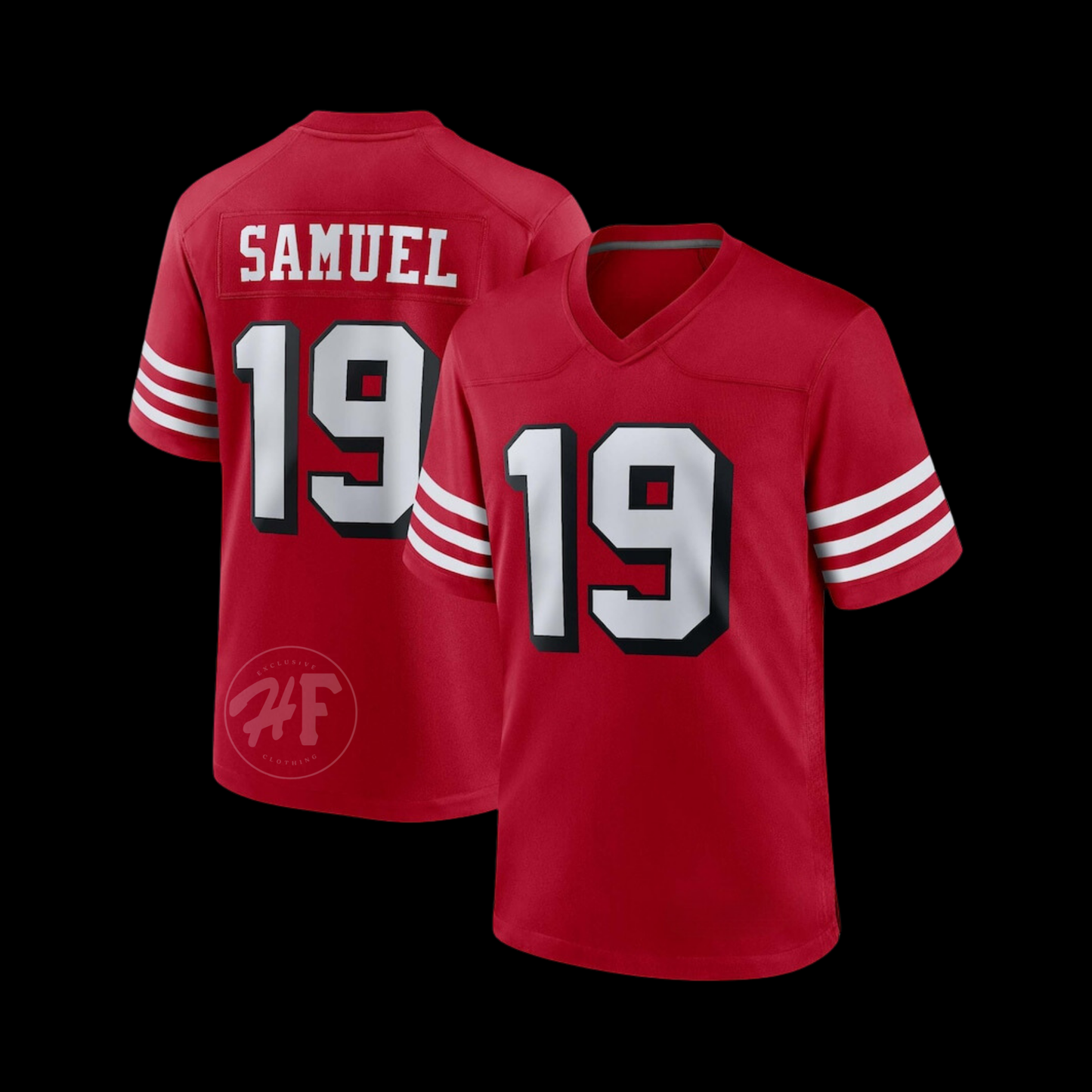 #19 DEEBO Stitched Women’s 49ers jersey