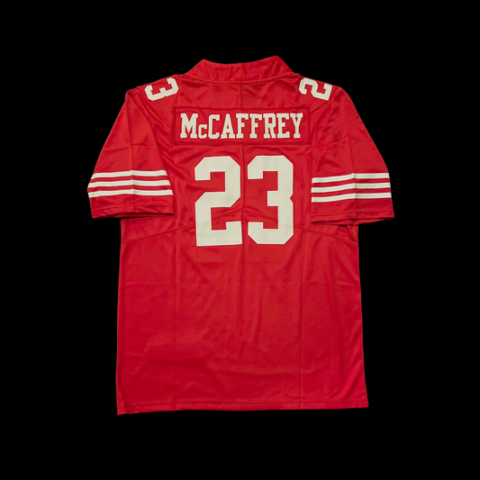 #23 McCaffrey Hella Fitted Custom Stitched Home Jersey