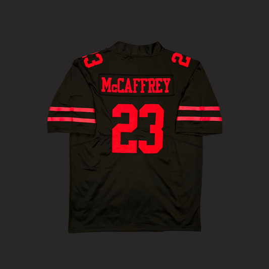 #23 McCaffrey Hella Fitted Custom Stitched Alternate Jersey