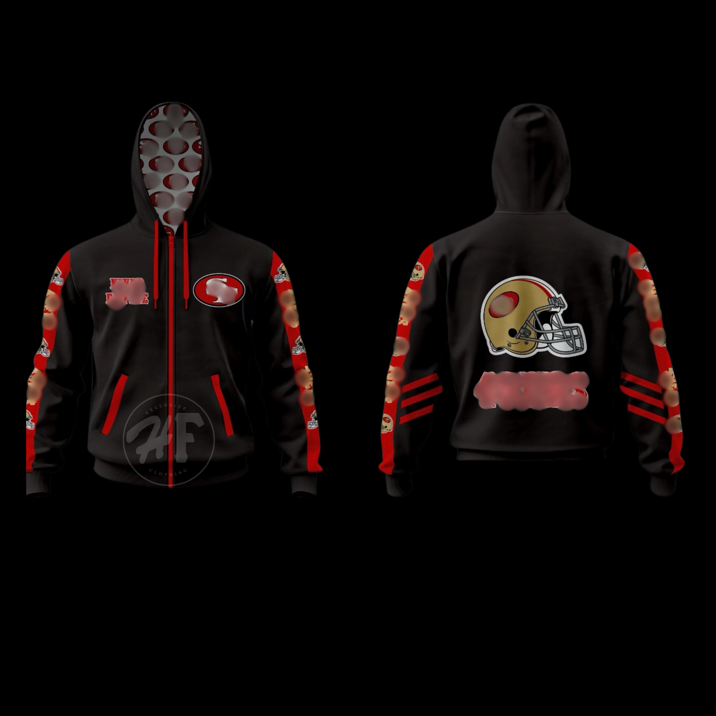 Hella Exclusive 49ers Tracksuit Set Black