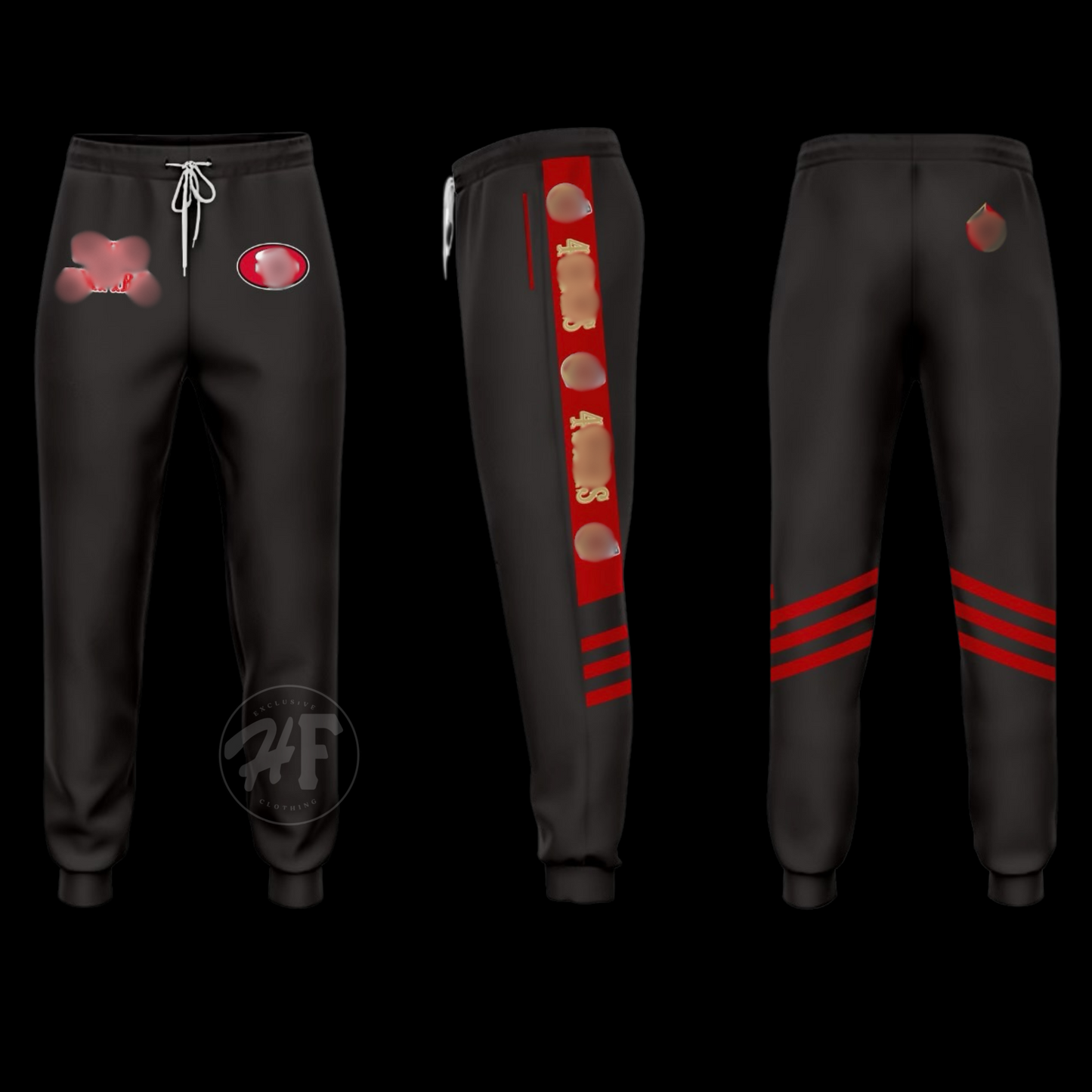 Hella Exclusive 49ers Tracksuit Set Black