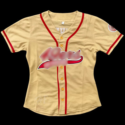 San Francisco 49ers Women's FAITHFUL Baseball Style Jersey Gold