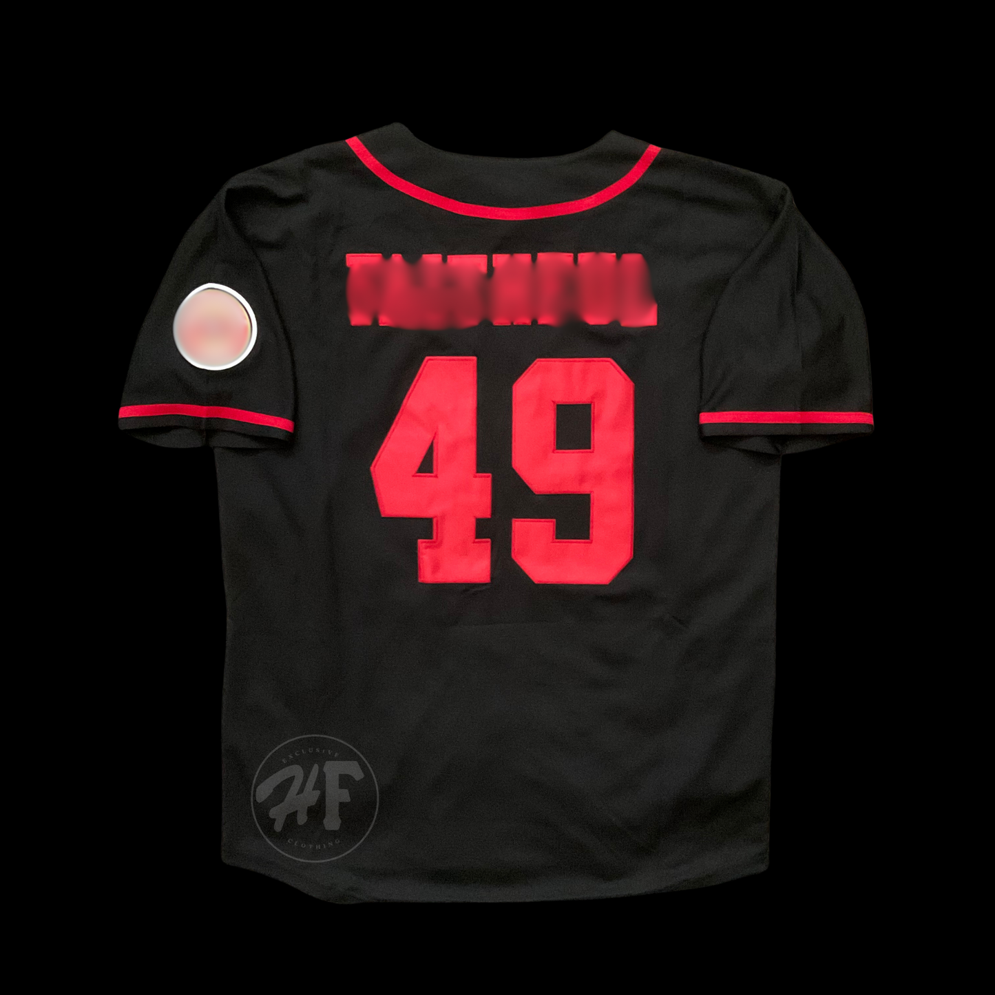 San Francisco 49ers Women's FAITHFUL Baseball Style Jersey Black