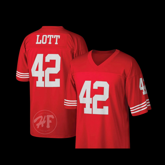 #42 Lott Stitched Men’s 49ers jersey