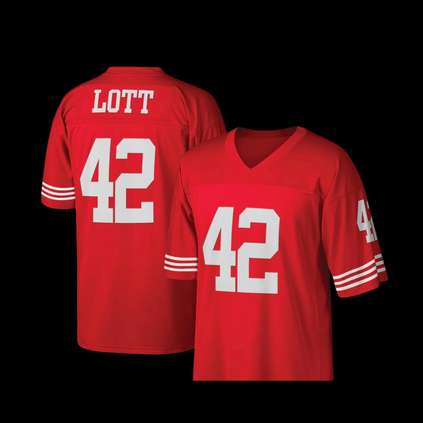#42 Lott Stitched Men’s 49ers jersey