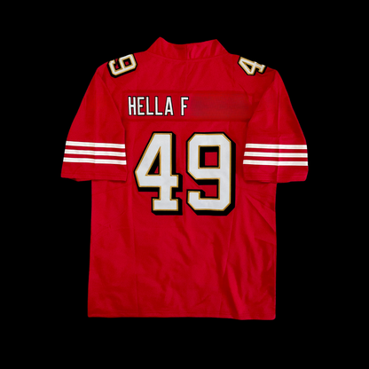 HellaF Stitched Men’s 49ers jersey