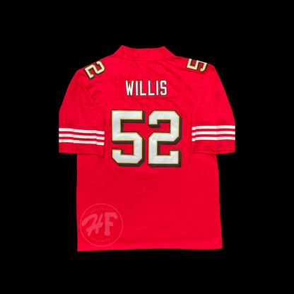 #52 Willis Stitched Men’s 49ers jersey
