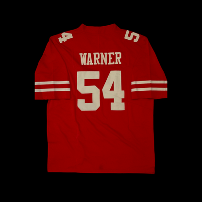 #54 Warner Stitched Men’s 49ers jersey