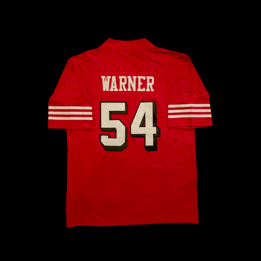 #54 Warner Hella Fitted Custom Stitched Throwback Jersey