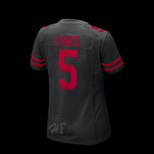 #5 Lance Stitched Women’s 49ers jersey