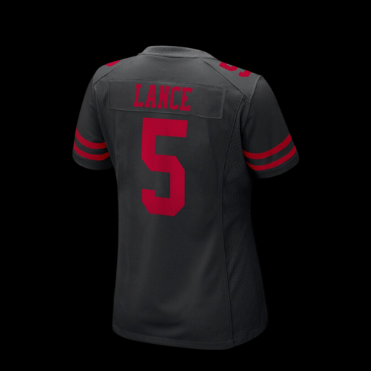 #5 Lance Stitched Women’s 49ers jersey