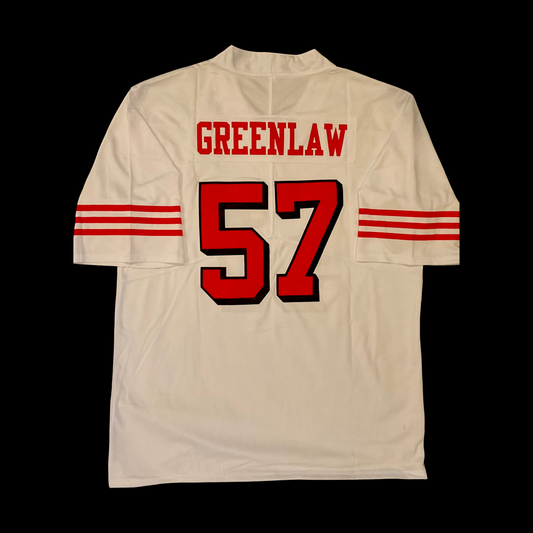 #57 Greenlaw Hella Fitted Custom Stitched Throwback Road Jersey