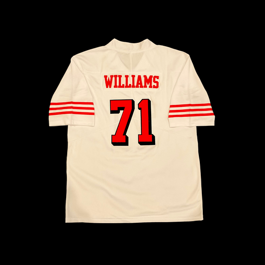 #71 Williams Stitched Men’s 49ers jersey