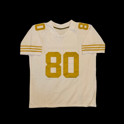 #80 Rice Stitched Unisex 49ers jersey