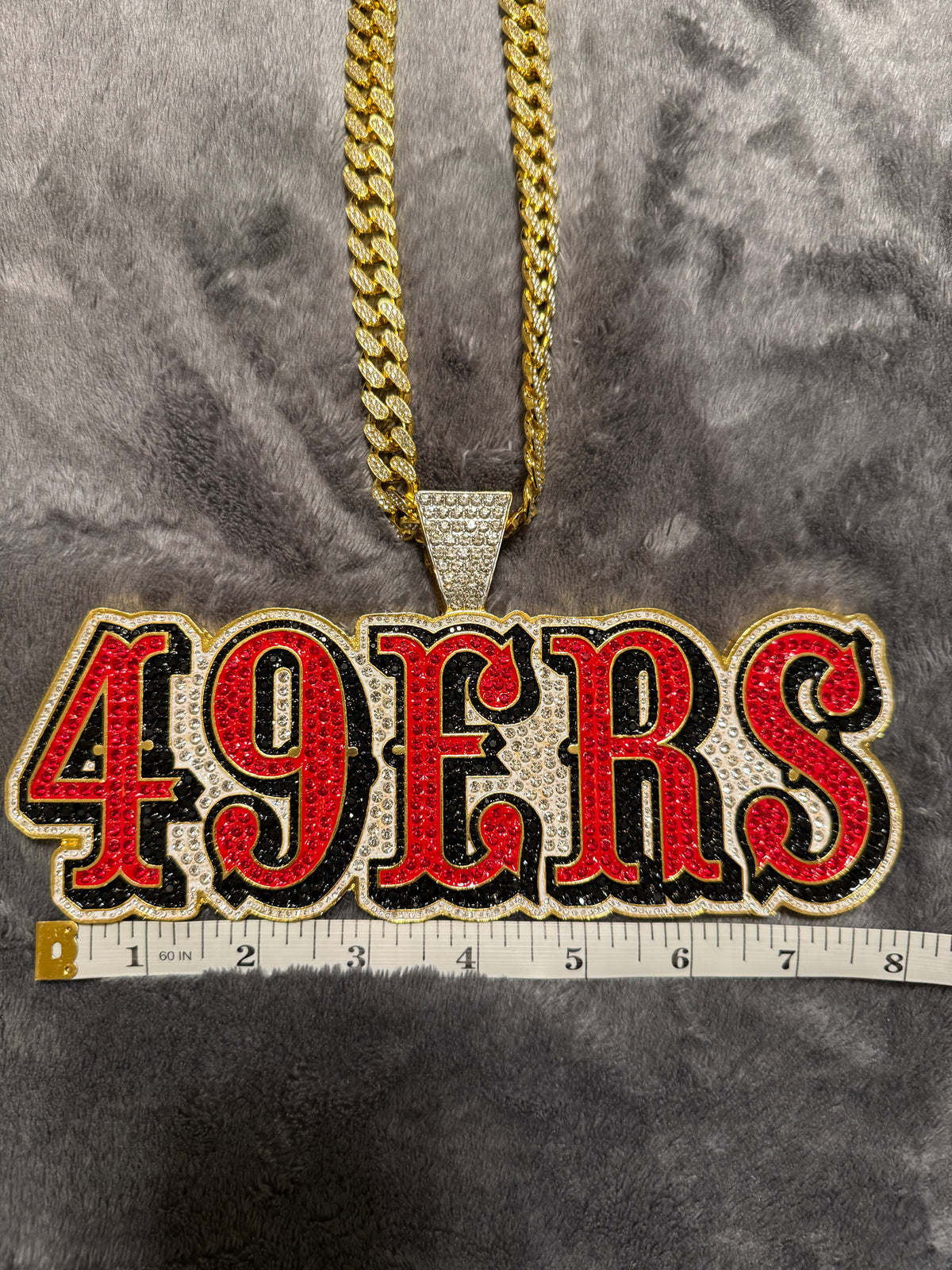49ERS Iced Out Pendant and Necklace