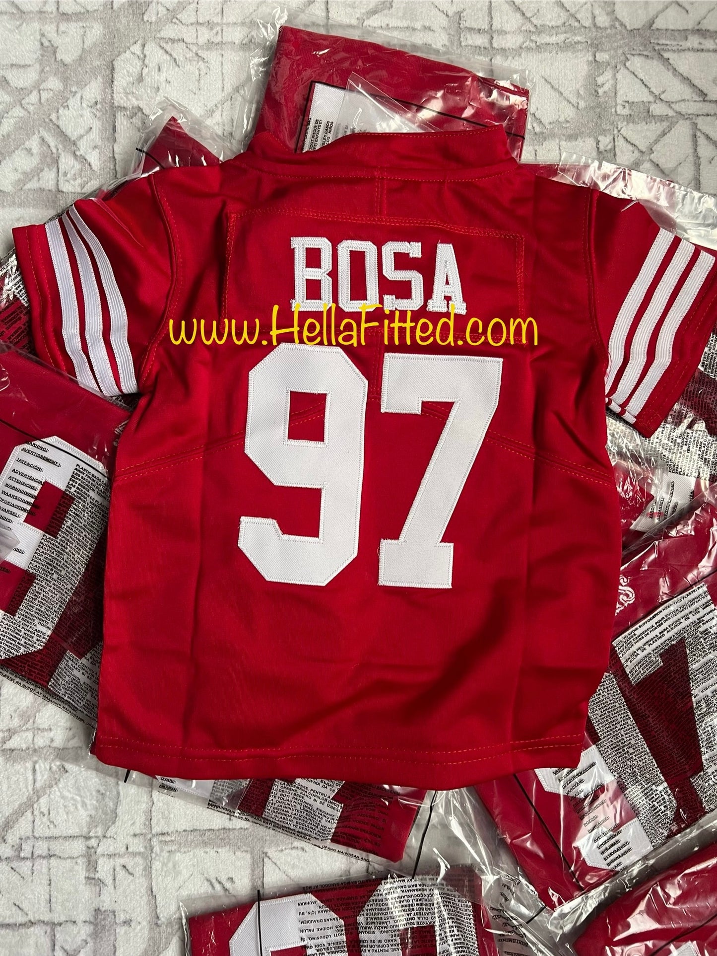 #97 BOSA Stitched 49ers Toddler Jersey