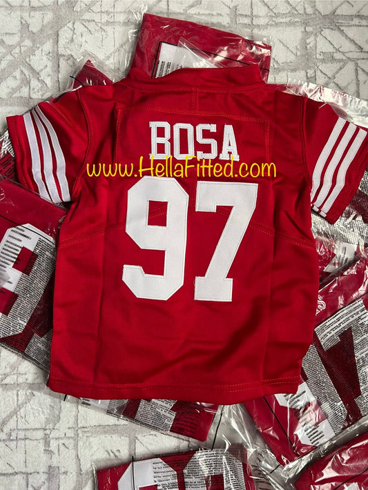 #97 BOSA Stitched 49ers Toddler Jersey