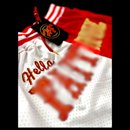 Hella Faithful San Francisco 49ers Spilt Color Shorts