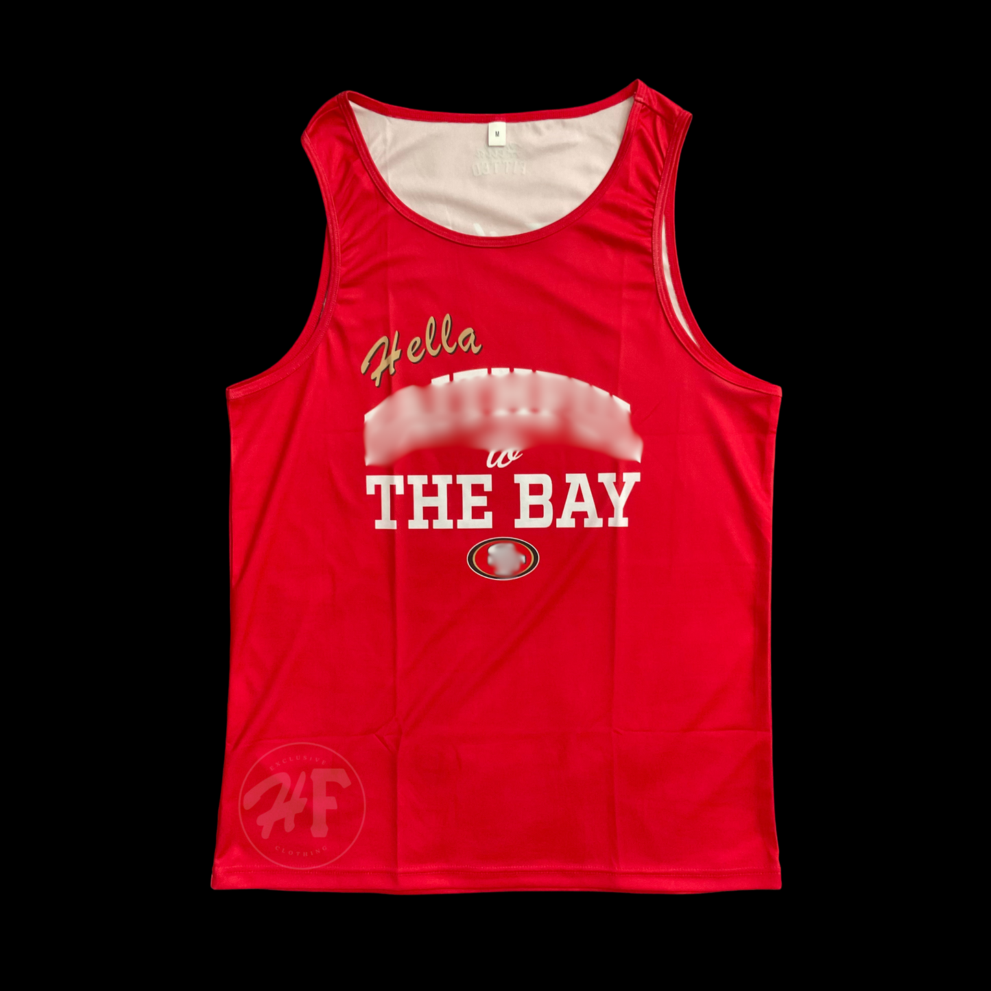 Hella Exclusive Hella Faithful To The Bay Men’s Tank Top Red