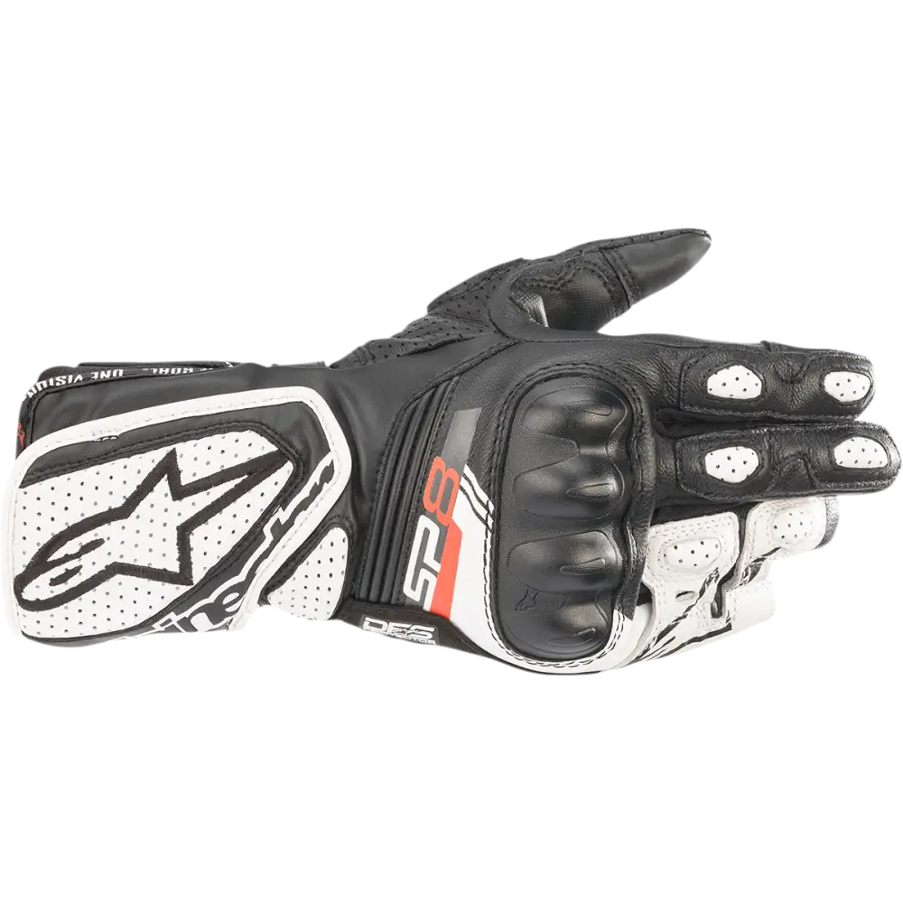 ALPINESTARS Stella SP-8 V3 Gloves - Black/White - XS 3518321-12-XS